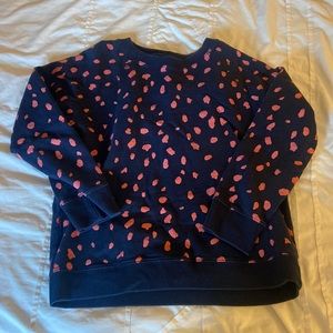 Paint spot navy sweatshirt
